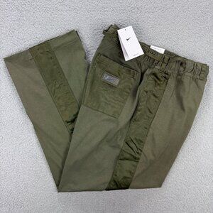Nike Devin Booker Pants Mens Extra Large Olive Green Breakaway Tear Away Loose